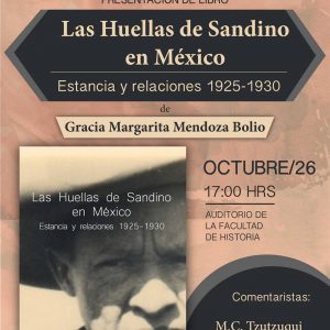 Presentación del libro Las huellas de Sandino en México