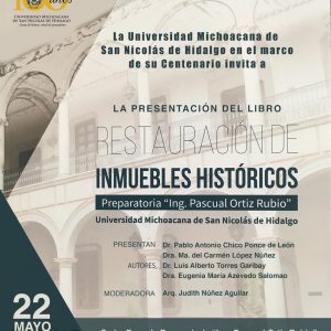 Presentación del libro Restauración de inmuebles históricos