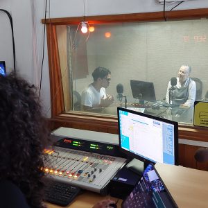 Entrevista en Radio Nicolaita_Dominio y sumisión 19-09-23. Foto ST.